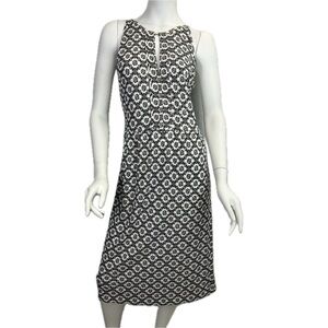 Tory Burch Erin Sleeveless Ballet Blue Crystals Dress